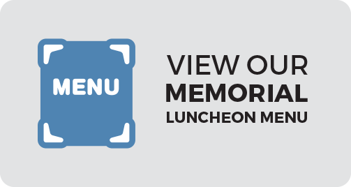 View out Memorial Luncheon Menu