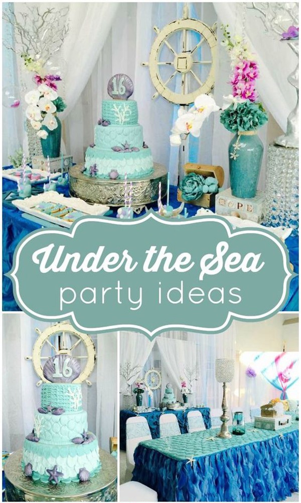 under the sea themes party decor