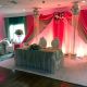 Bride and groom's table for two set up in The PineCrest Room for an Indian Wedding