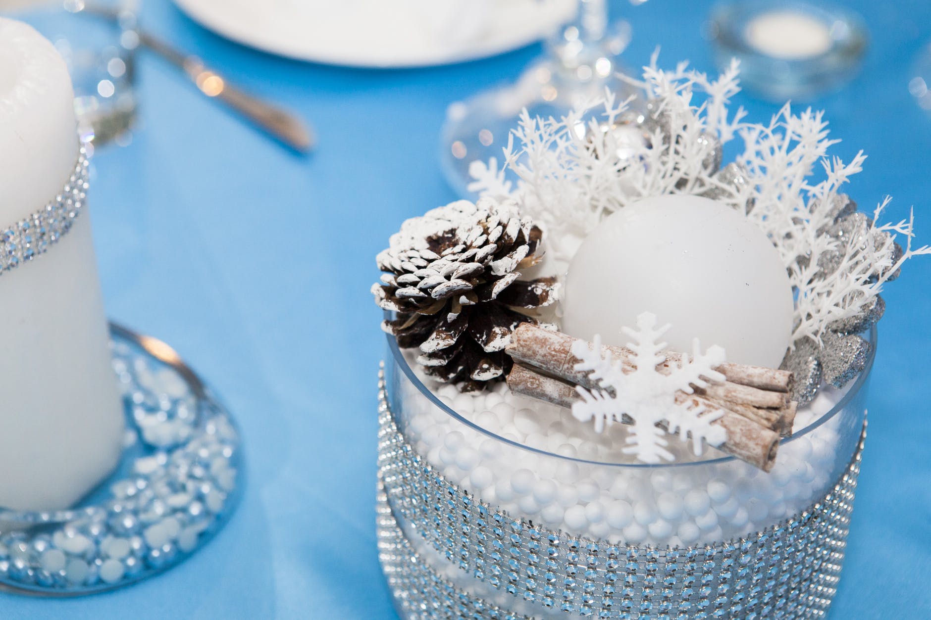 winter wonderland themed living room