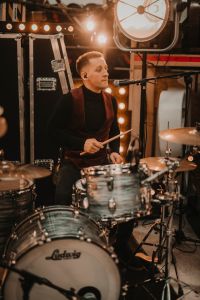 Drummer for a wedding band