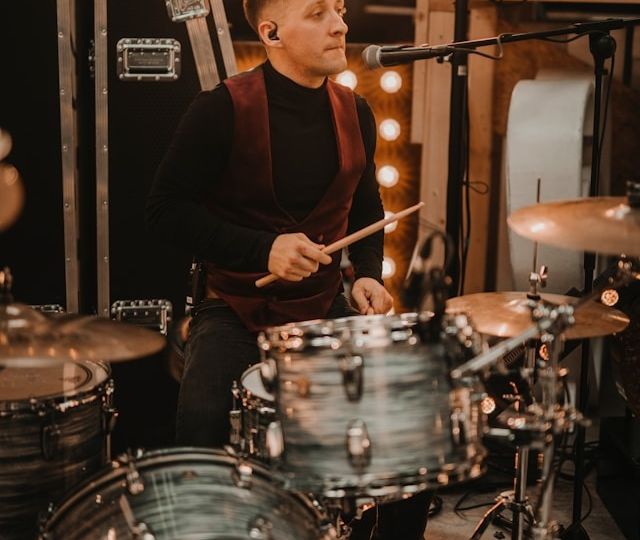 Drummer for a wedding band