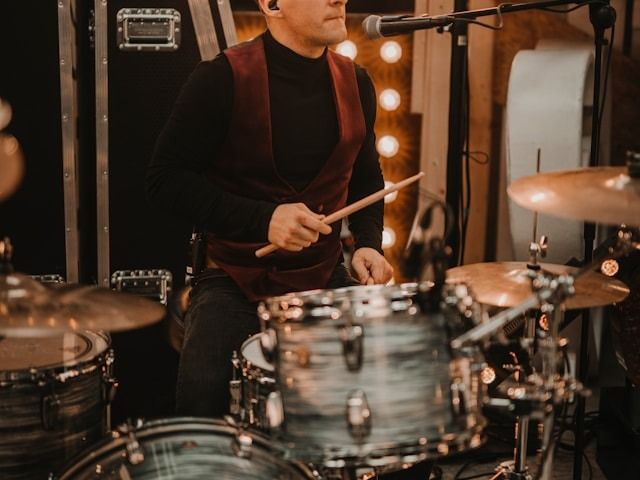 Drummer for a wedding band