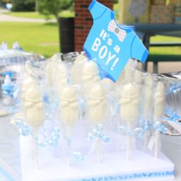Its a boy baby shower themed desserts